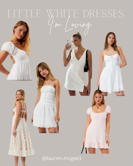 Summer little white dress finds 

#LTKSeasonal #LTKFestival #LTKfindsunder50