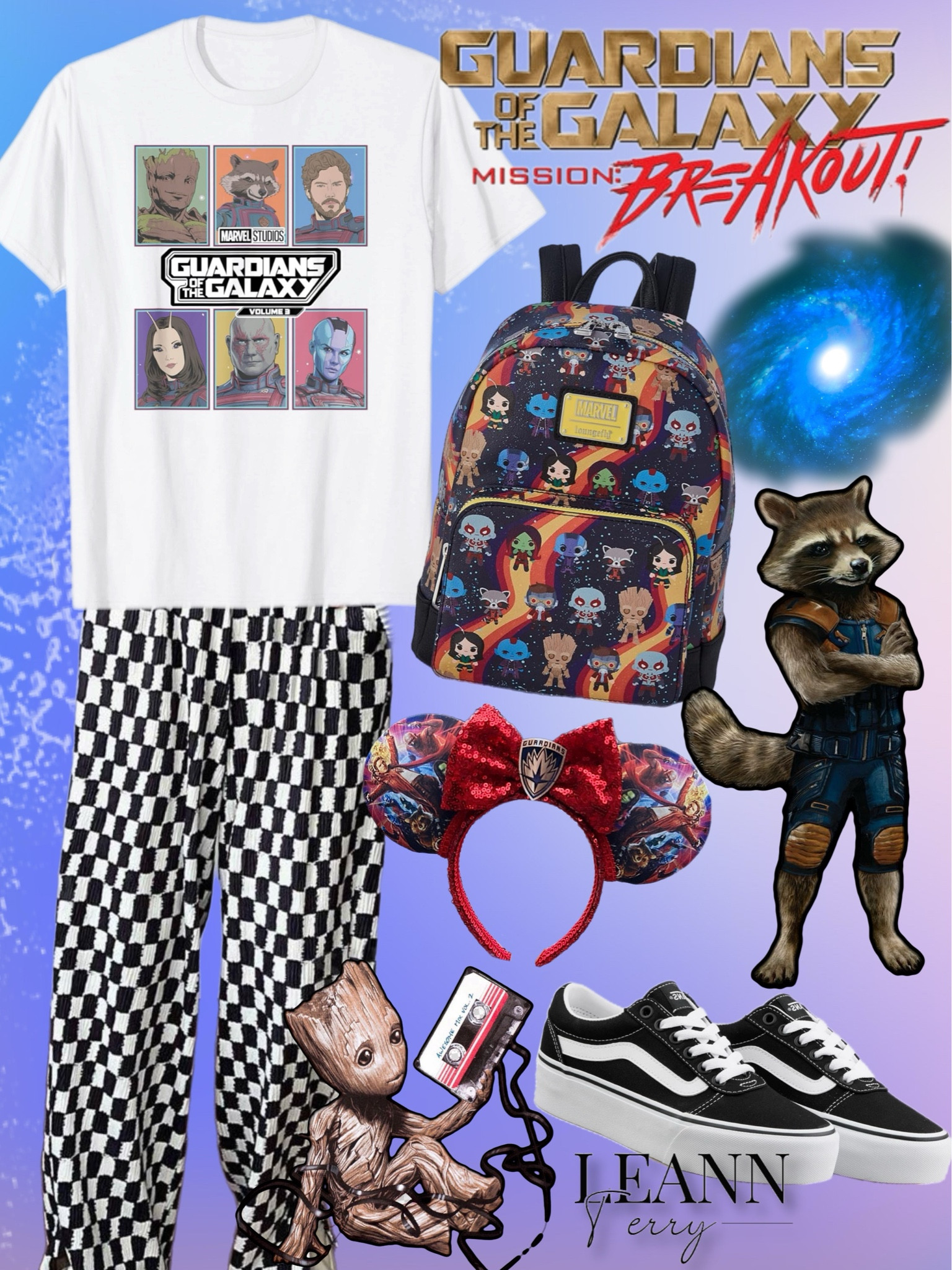 Channeling cosmic adventure with Guardians of the Galaxy at California Adventures! 🌌✨ #GuardiansOfTheGalaxyStyle #MarvelMagic #CosmicAdventure #CaliforniaAdventures #OOTD