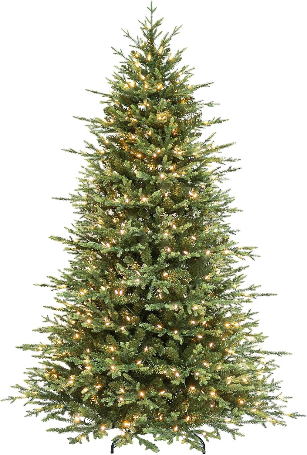 Hykolity 7.5 ft Prelit Christmas Tree with Realistic PE Foliage | Amazon (US)