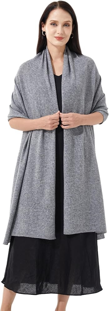 RYYOYY Soft Cashmere Blend Wrap Chic Scarf Stole for Women Wayfarer Travel Extra Large 87"x28" | Amazon (US)