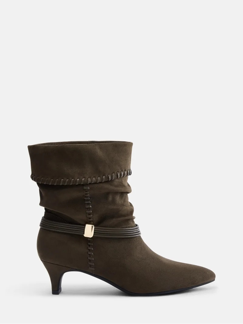 Scenario Women's Kitten Heel Short Boots | Walmart (US)
