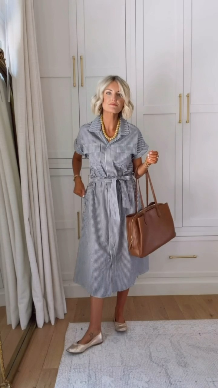 Simple dresses are a must for workwear! Easy to throw on & go - especially on the mornings when you’re running late! 

Wearing XS! Loverly Grey, workwear, teacher outfit, back to school 

 #LTKSeasonal #LTKWorkwear