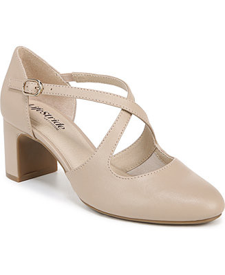 LifeStride Women's Tracy Crisscross Block Heel Pumps - Macy's | Macy's