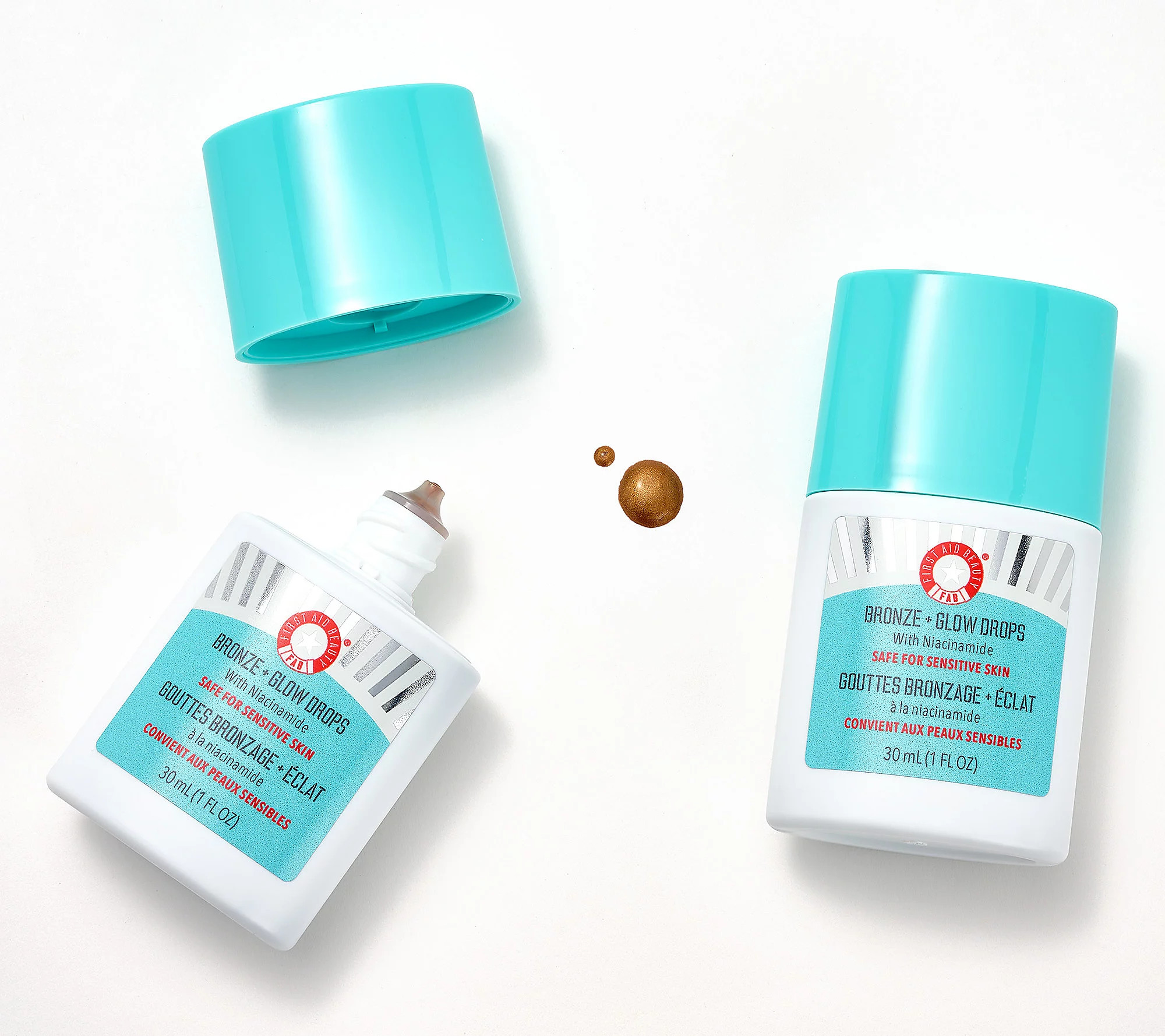 First Aid Beauty 1oz Bronze + Glow Drops Duo w/ Niacinamide | QVC