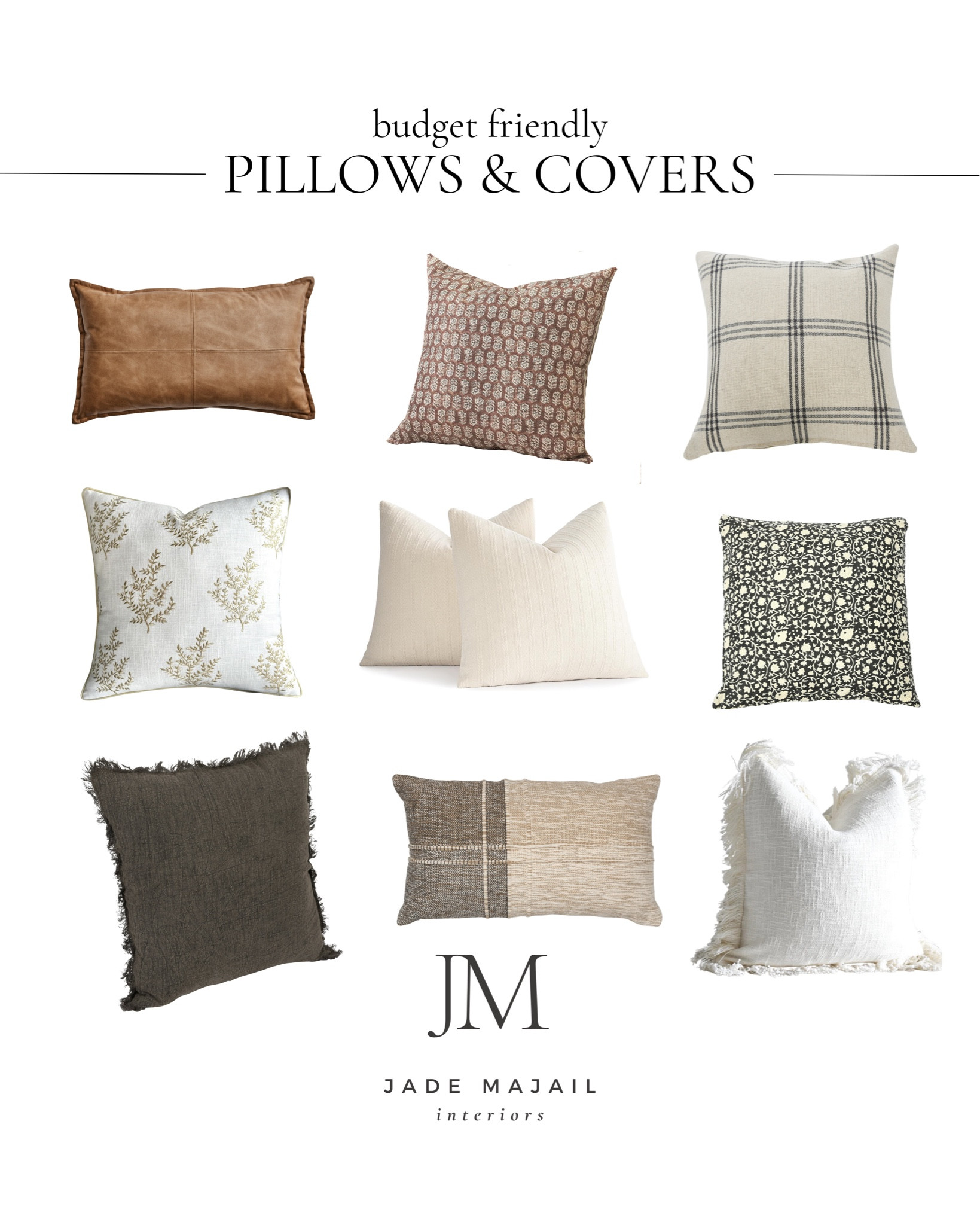 These are some of my favorite budget friendly accent pillows! These pillows are from either Amazon, Walmart, or Wayfair. 

Some are only the covers, so I have linked my favorite pillow inserts as well. ✨

Some are moody, more vintage inspired, and playful and I love the variety in these pillows!

#LTKHome #LTKSaleAlert