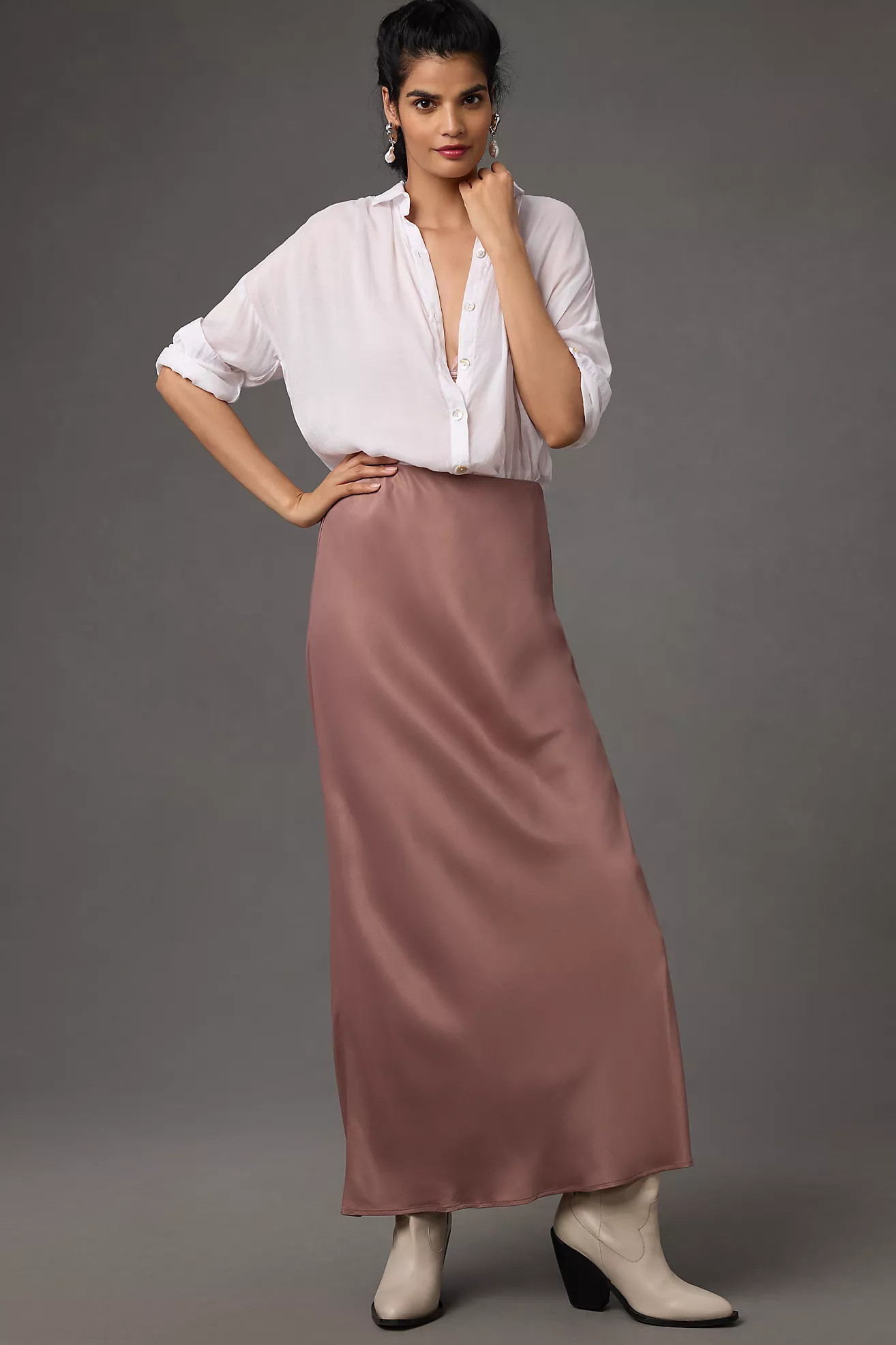 The Tilda Maxi Slip Skirt | Anthropologie (US)