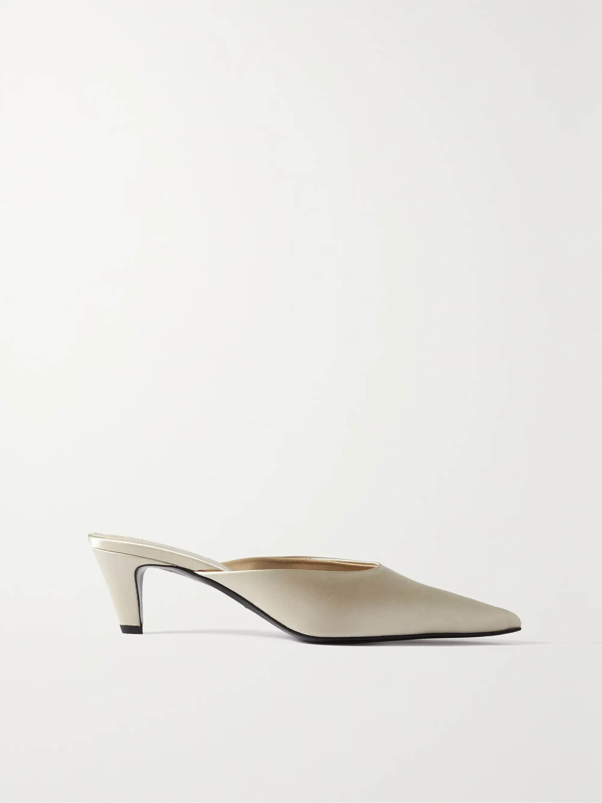 Satin mules | NET-A-PORTER (US)