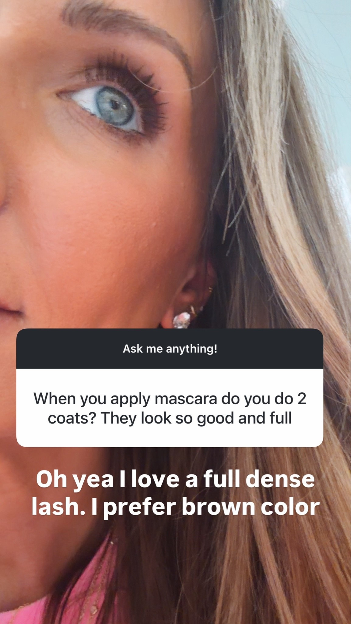 Brown mascara

#LTKootd #LTKOver40