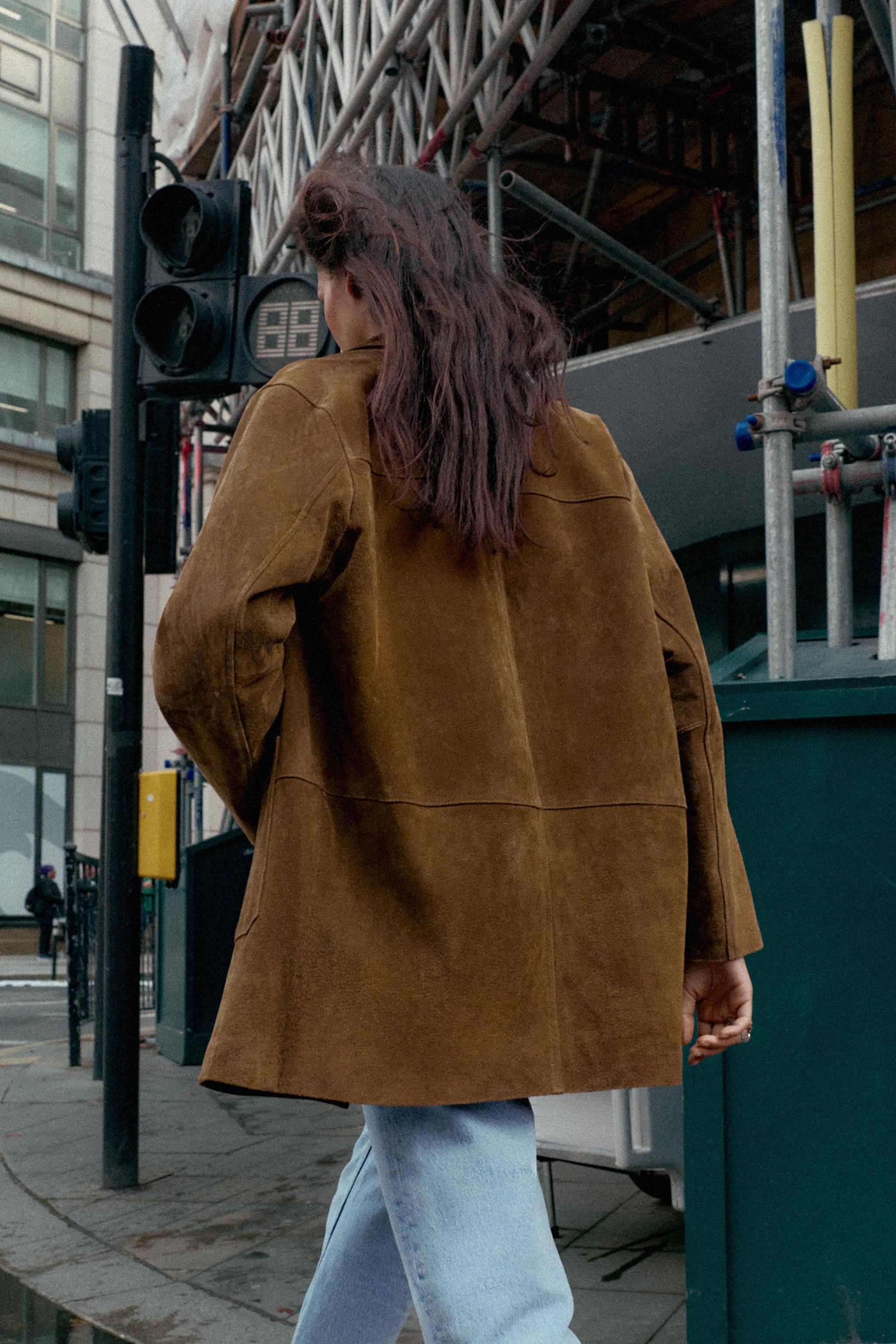 100% LEATHER LONG JACKET | Zara UK