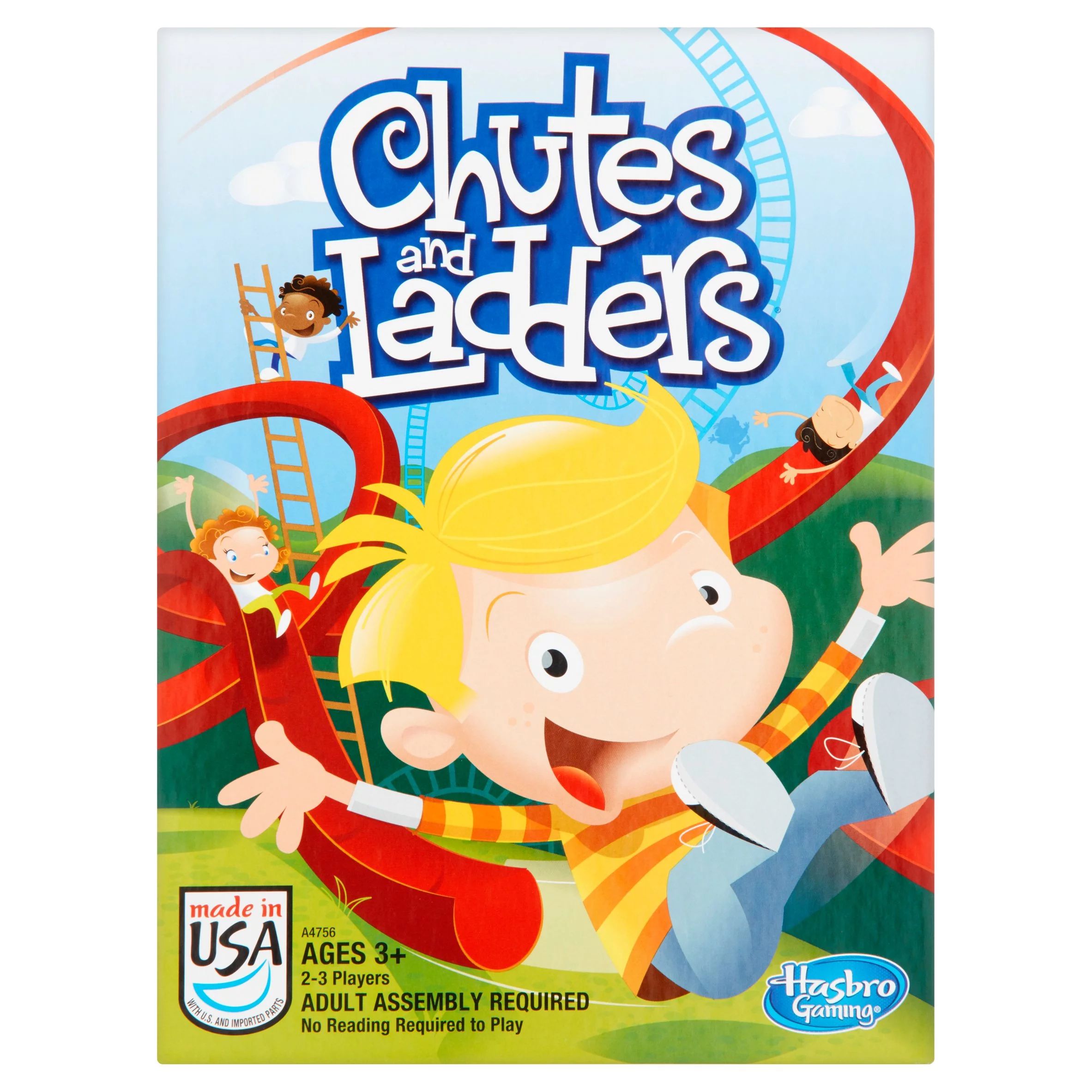 Chutes and Ladders Classic Family Board Game, Games for Kids Ages 3 and up - Walmart.com | Walmart (US)