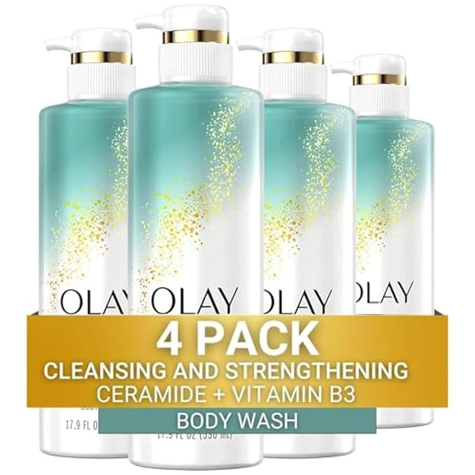 Olay Cleansing & Strengthening Women's Body Wash with Ceramide and Vitamin B3 Complex 20 fl oz (P... | Amazon (US)