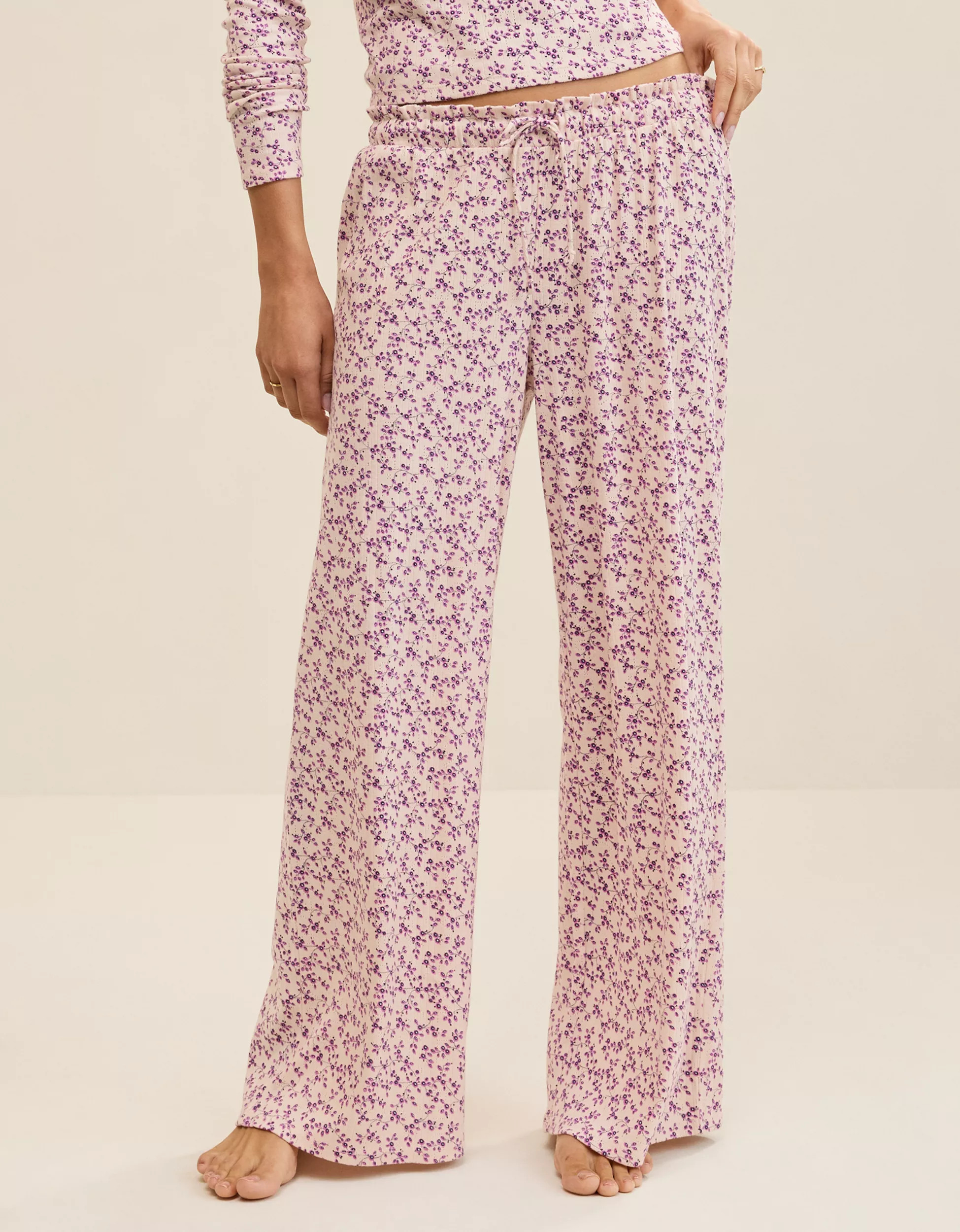 Aerie Off-Duty Pointelle Trouser PJ | Aerie