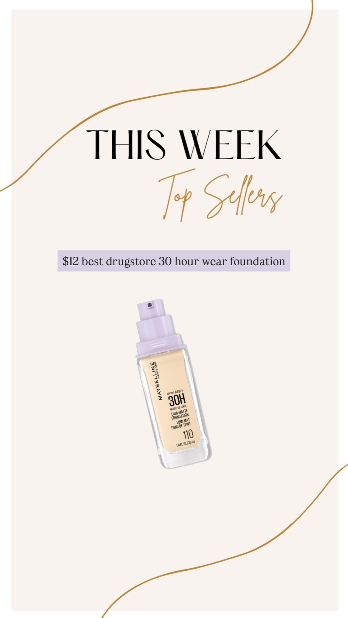 This $12 30 hour wear foundation is EVERYTHING - I am obsessed !!

#LTKgrwm