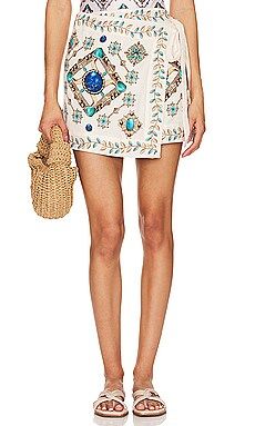 Agua by Agua Bendita Luna Platero Skirt in Multicolor from Revolve.com | Revolve Clothing (Global)
