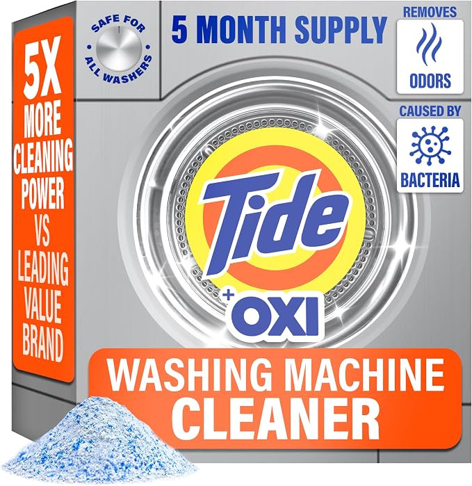 Washing Machine Cleaner by Tide, Washer Machine Cleaner with Oxi for Front and Top Loader Washer ... | Amazon (US)
