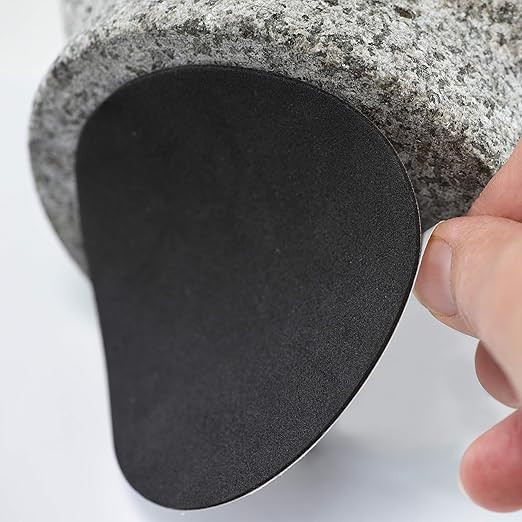 ChefSofi Mortar and Pestle Set - 6 Inch - 2 Cup Capacity - Unpolished Heavy Granite for Enhanced ... | Amazon (US)