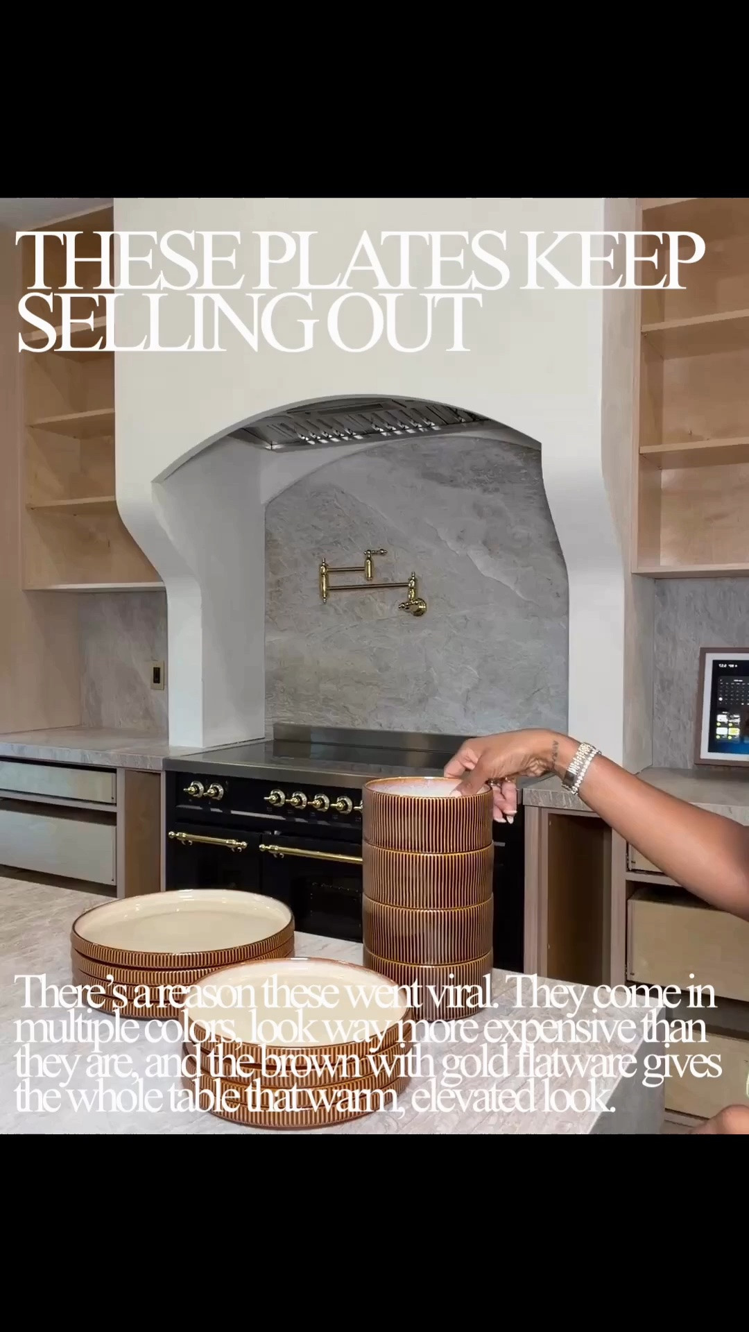 Scroll to shop! ✨ Everything is linked below. 👇🏽

There’s a reason these plates keep selling out! 🤎 The rich brown tones + modern ribbed design give the table that expensive, elevated look without the designer price tag. Perfect for everyday dining but pretty enough for hosting too.

brown dinnerware set, viral dinnerware set, brown plates and bowls, modern dinnerware set, ribbed dinnerware, neutral kitchen decor, elevated table setting, luxury kitchen finds, affordable home finds, Amazon kitchen finds, modern tableware, fall tablescape decor, dinner party essentials, hosting essentials, aesthetic kitchen finds, kirasfashionfinds

Download the FREE LTK app & follow @kirasfashionfinds

#LTKHome #LTKSeasonal #LTKFinds