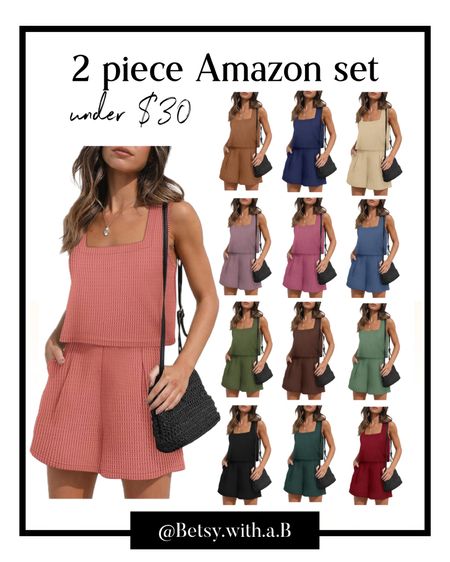 So many colors to choose from! This 2 piece summer set easily dresses up for day or down as lounge wear. Under $30! 


#LTKFindsUnder50 #LTKSeasonal #LTKTravel