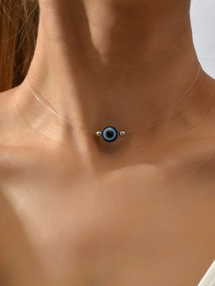 Evil Eye Decor Necklace | SHEIN