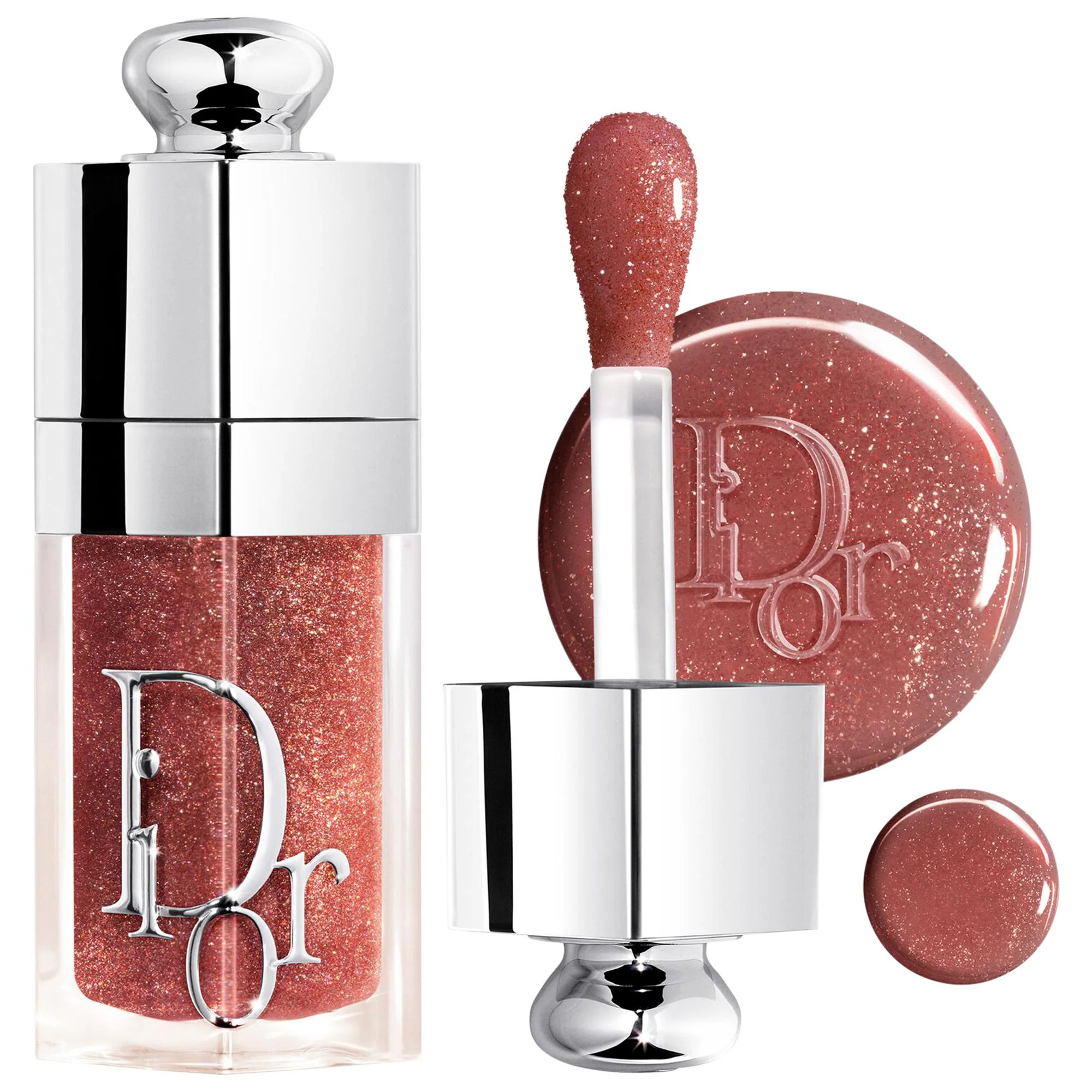 DIOR Lip Glow Oil Hydrating High-Shine Gloss 088 Mocha 0.2 oz/6 mL | Sephora (US)