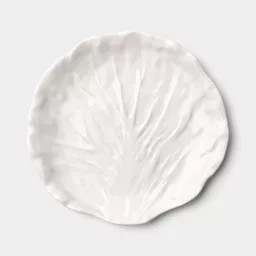 8.75" Stoneware Radicchio Salad Plate White - Threshold™ | Target