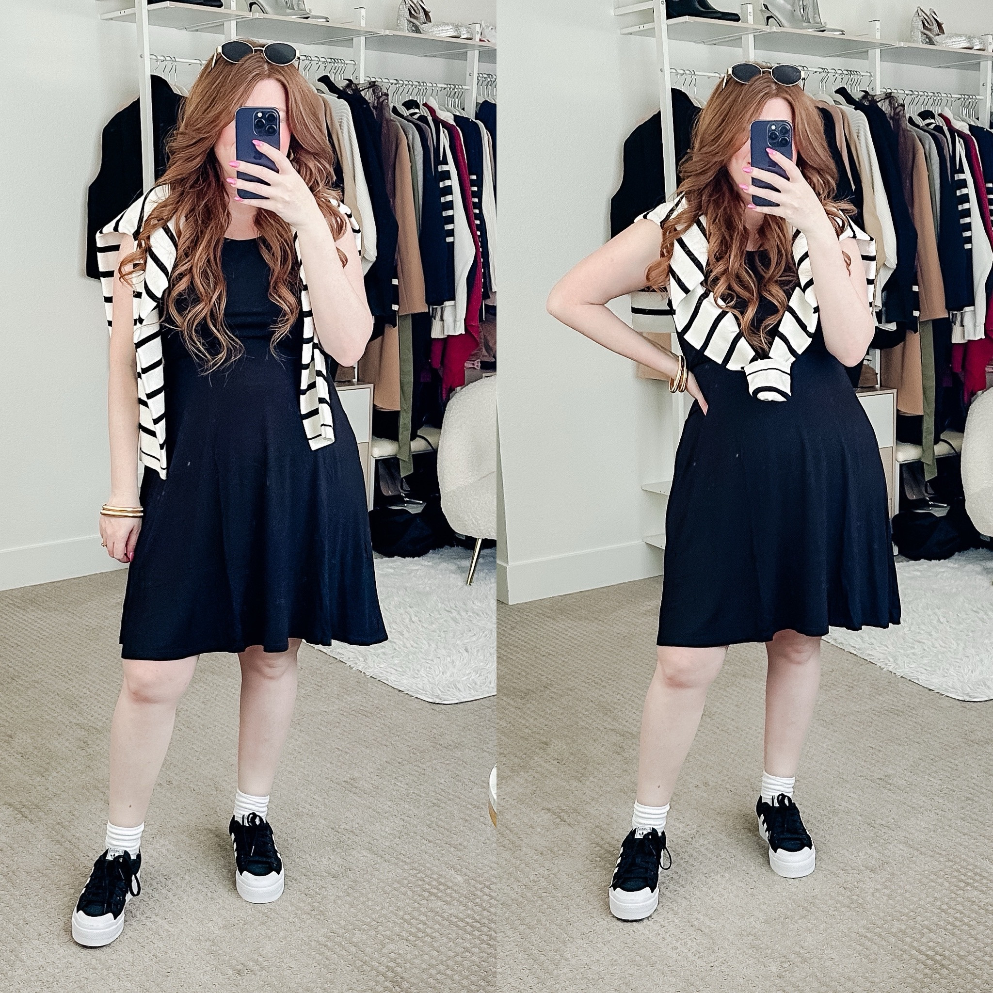 Elevated causal outfit from amazon. Love this comfy dress with shorts under. 

Spring outfit. Mom outfit. 

#LTKstyletip #LTKmidsize #LTKfindsunder50