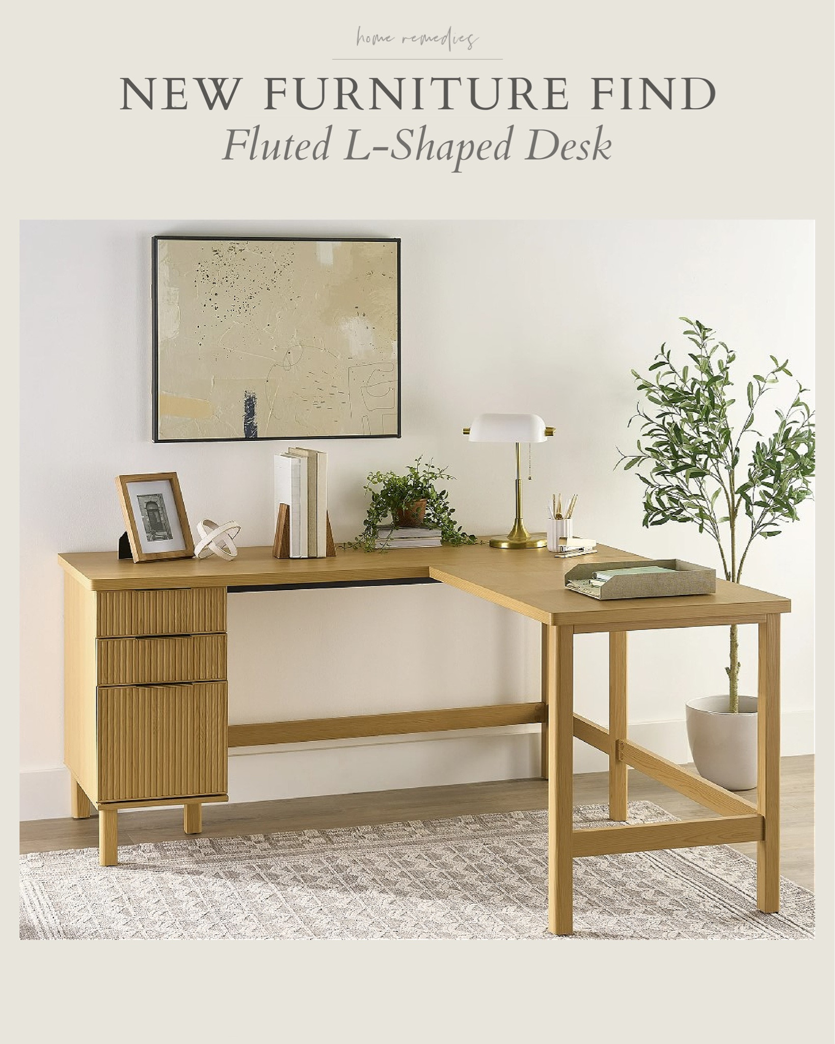 Just in time for back-to-school! The prettiest fluted desk for only $160! home office, dorm room, den, living room, family room, modern organic, cottage, traditional, modern farmhouse

#LTKStyleTip #LTKBacktoSchool #LTKHome