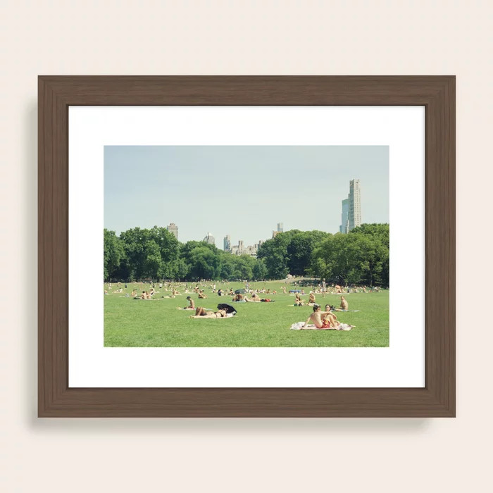 Summer in Central Park New York City | 35mm Film Photography Art Print | Society6