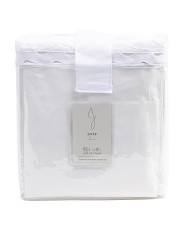 Cotton Percale Scalloped Edge Duvet Cover Set | Marshalls