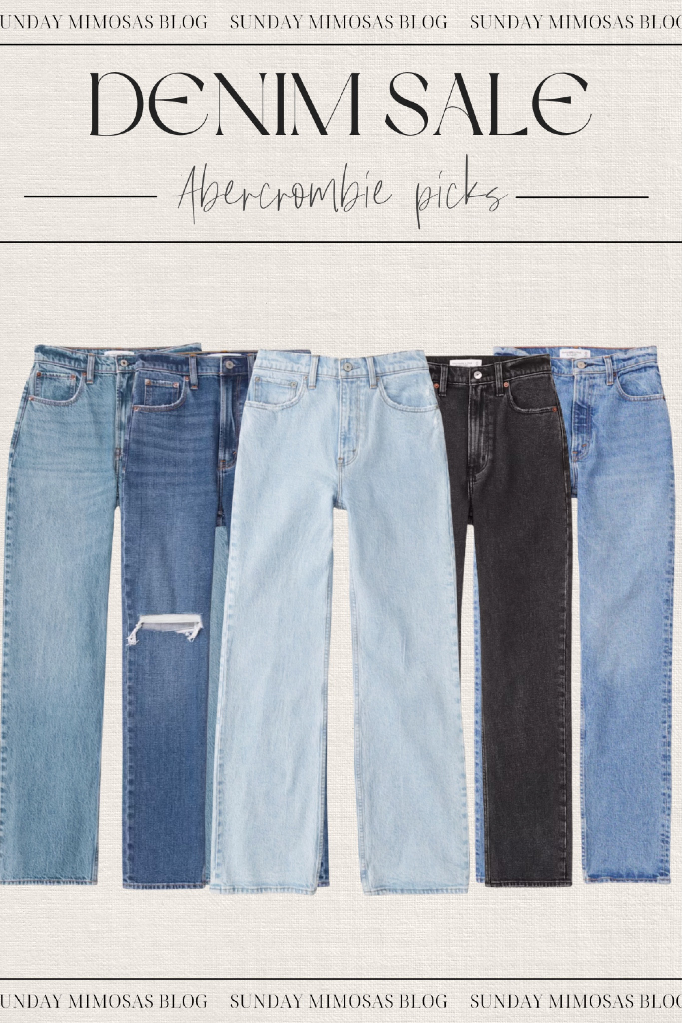 ABERCROMBIE JEANS SALE 😍

The semi-annual Abercrombie denim sale is here. Sharing my top denim styles below. 

1. Ultra High Rise Ankle Straight Jeans
2. High Rise Mom Jeans
3. Ultra High Rise 90s Straight
4. High Rise 90s Relaxed Jeans
5. High Rise Loose Jeans

#abercrombiejeans #abercrombiesale #abercrombiecode #falloutfits #fallstyle #abercrombiestraightjeans #anklestraightjeans #lightwashjeans

#LTKSeasonal #LTKFind #LTKsalealert