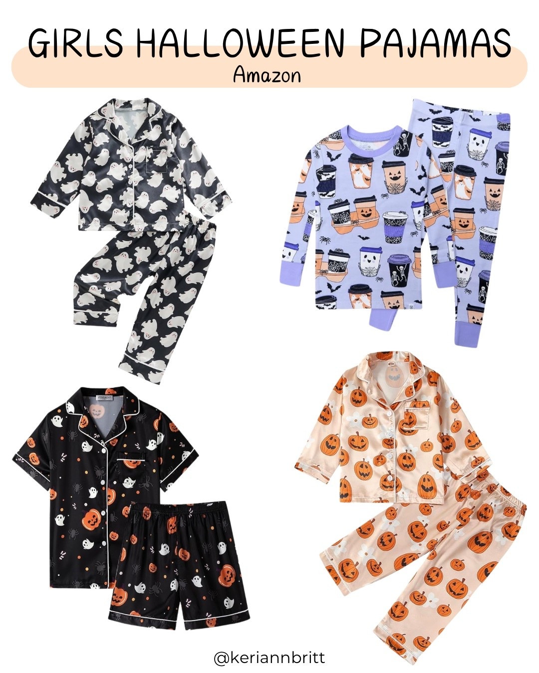 Girls Halloween Pajamas on Amazon

Baby pajamas / toddler pajamas / kids pajamas / holiday pajamas / Halloween jammies / Halloween pjs / kids sleepwear / Amazon kids / fall pajamas / girls pajamas / 

#LTKKids #LTKSeasonal