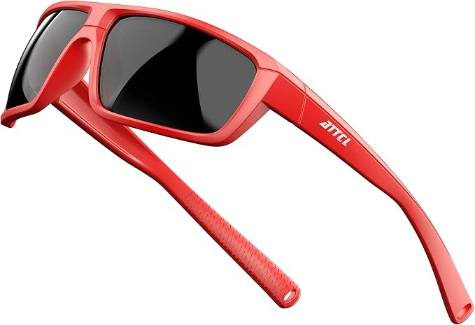 ATTCL Polarized Wrap Sunglasses For Men - Fishing Sports Glasses UV Protection | Amazon (US)