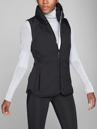 Athleta Womens Wind Sprint Vest Black Size S | Athleta