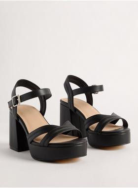 Two Piece Platform Block Heel (WW) | Torrid (US & Canada)