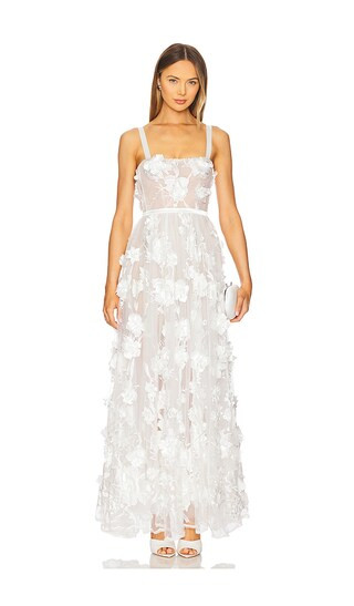 Anastasia Maxi Dress in White | Revolve Clothing (Global)