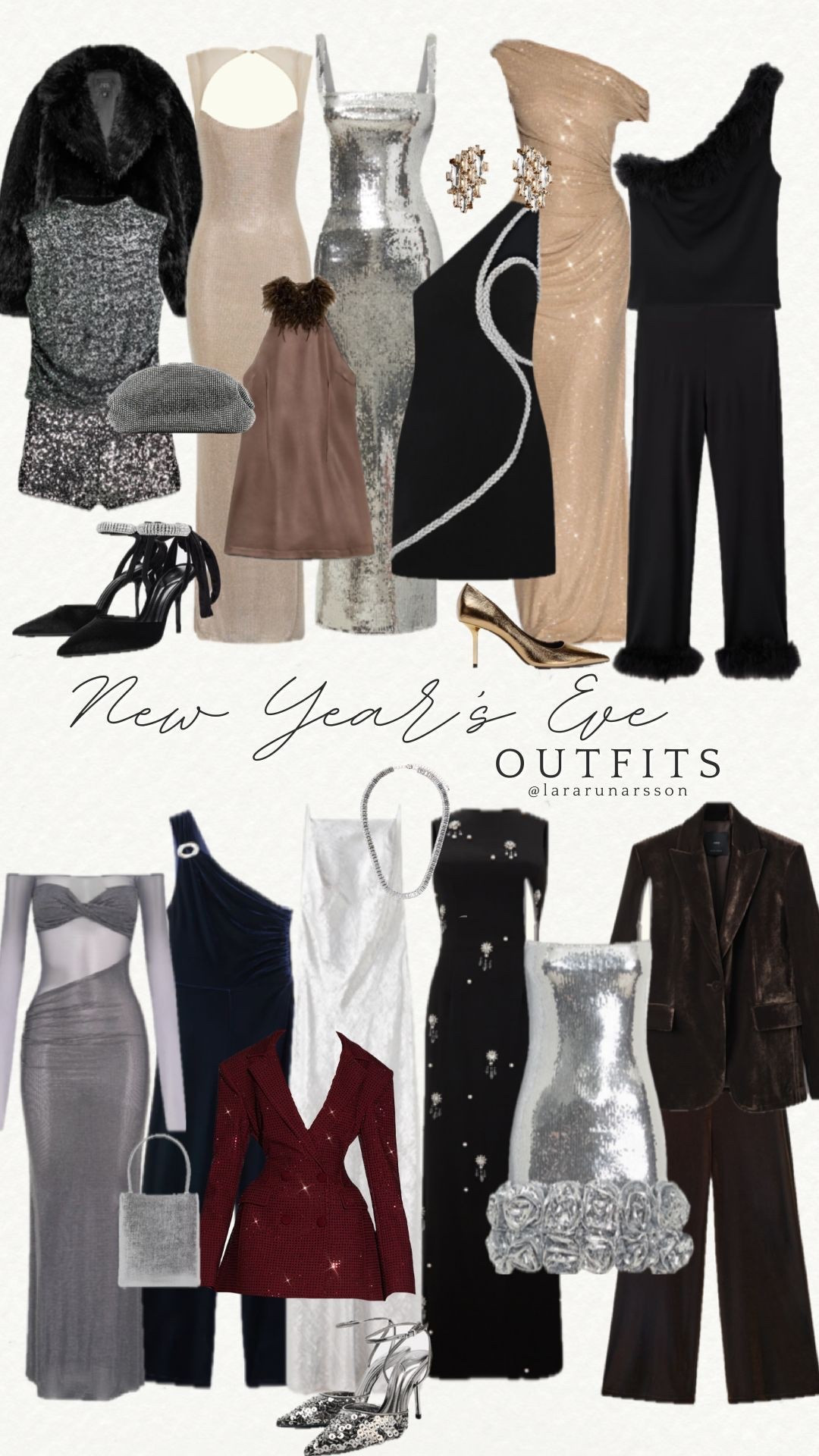 New Year’s Eve Outfits 

#newyearseve #silvester #sylvester #outfitinspo #styletip #festive #sparkle #glitter #festiveoutfits #dresses #highheels #blazer

#LTKstyletip #LTKeurope #LTKfestive