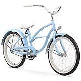Firmstrong Urban Girl Single Speed Beach Cruiser Bicycle, 20-Inch, Baby Blue | Amazon (US)