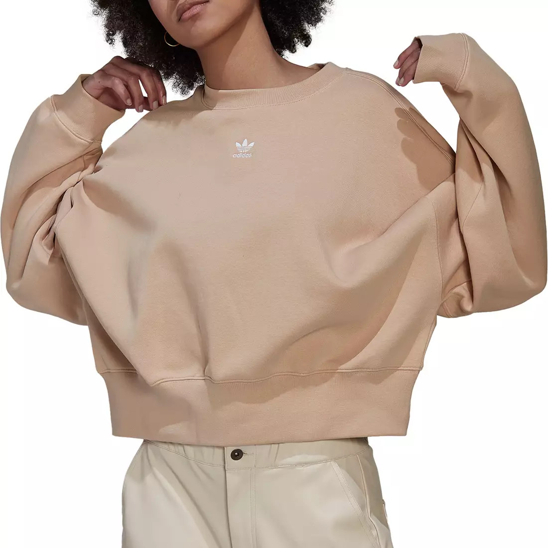 adidas Originals Women's Essentials Fleece Crew | Dick's Sporting Goods