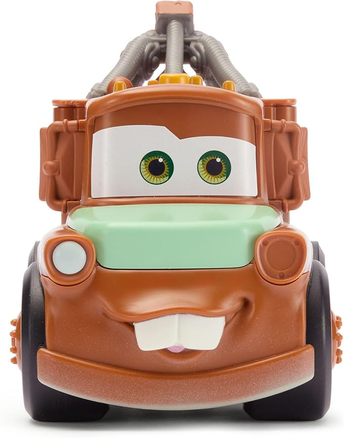 Disney Store Official Mater Push 'N' Go Talking Vehicle - Pixar Cars Toys - Talking & Moving Acti... | Amazon (US)
