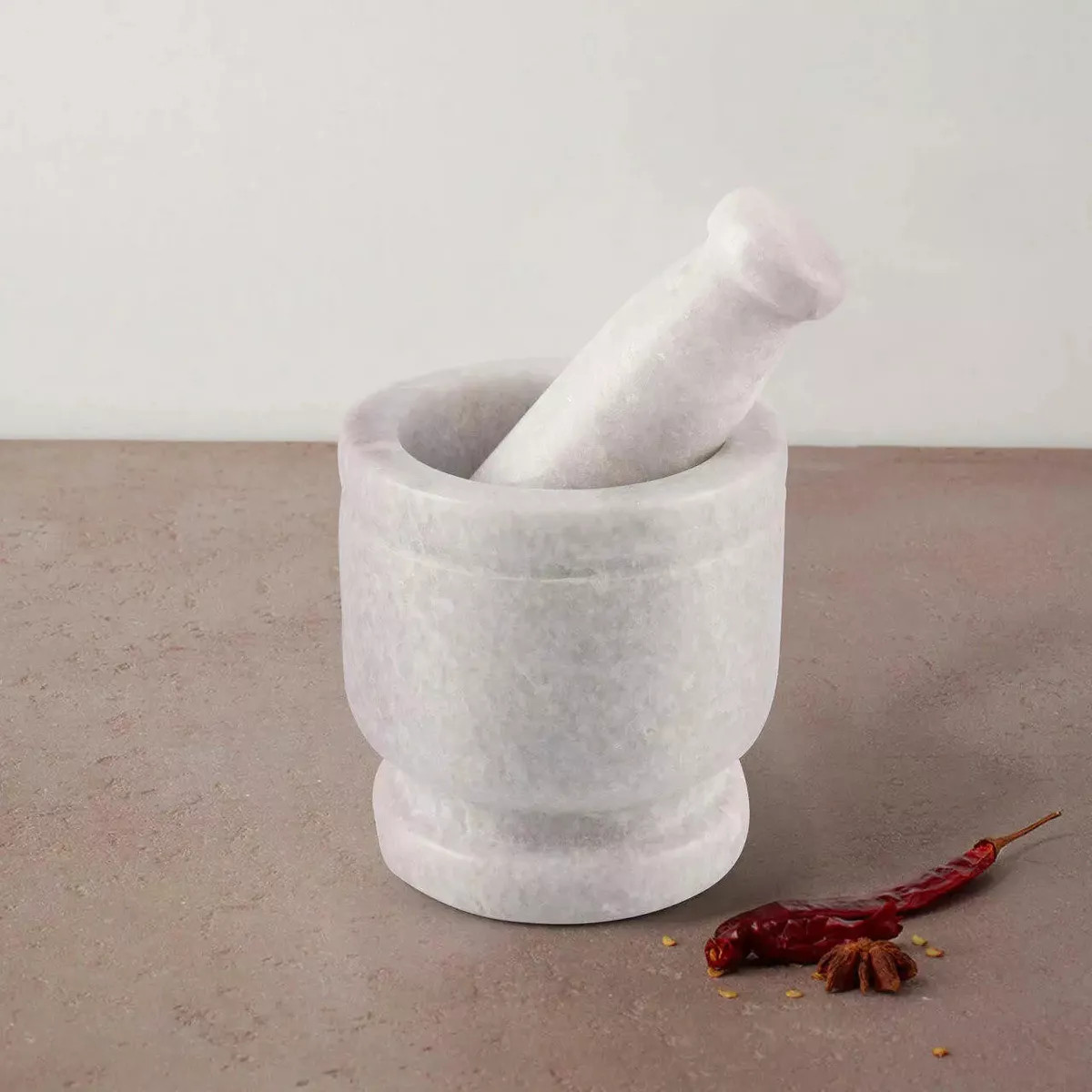 Inox Artisans Cassia Marble Mortar and Pestle | Target