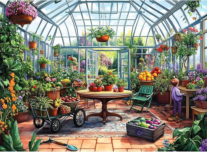 500 Piece Puzzles for Adults,Jigsaw Puzzles 500 Pieces Garden Plants Puzzle for Adults Senior Fru... | Amazon (US)