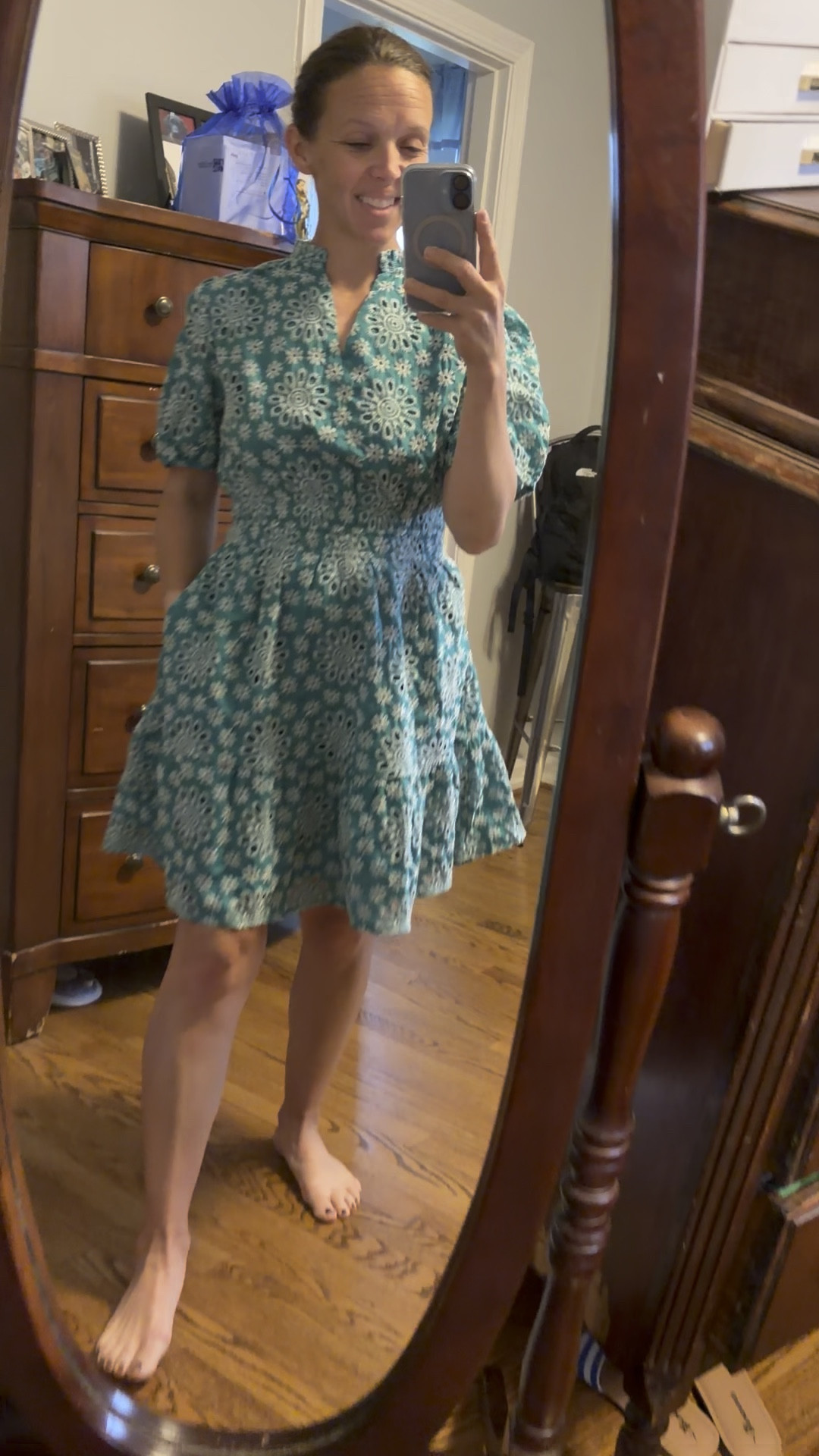 Summer dress - it’s flattering, smocked waist to give shape but not tight; cute collar and sleeves; more colors available 


#LTKstorytime #LTKvlog #amazon #summerdress#graduationpartyguest #floraldress #datenight

#LTKU #LTKOver40 #LTKSeasonal