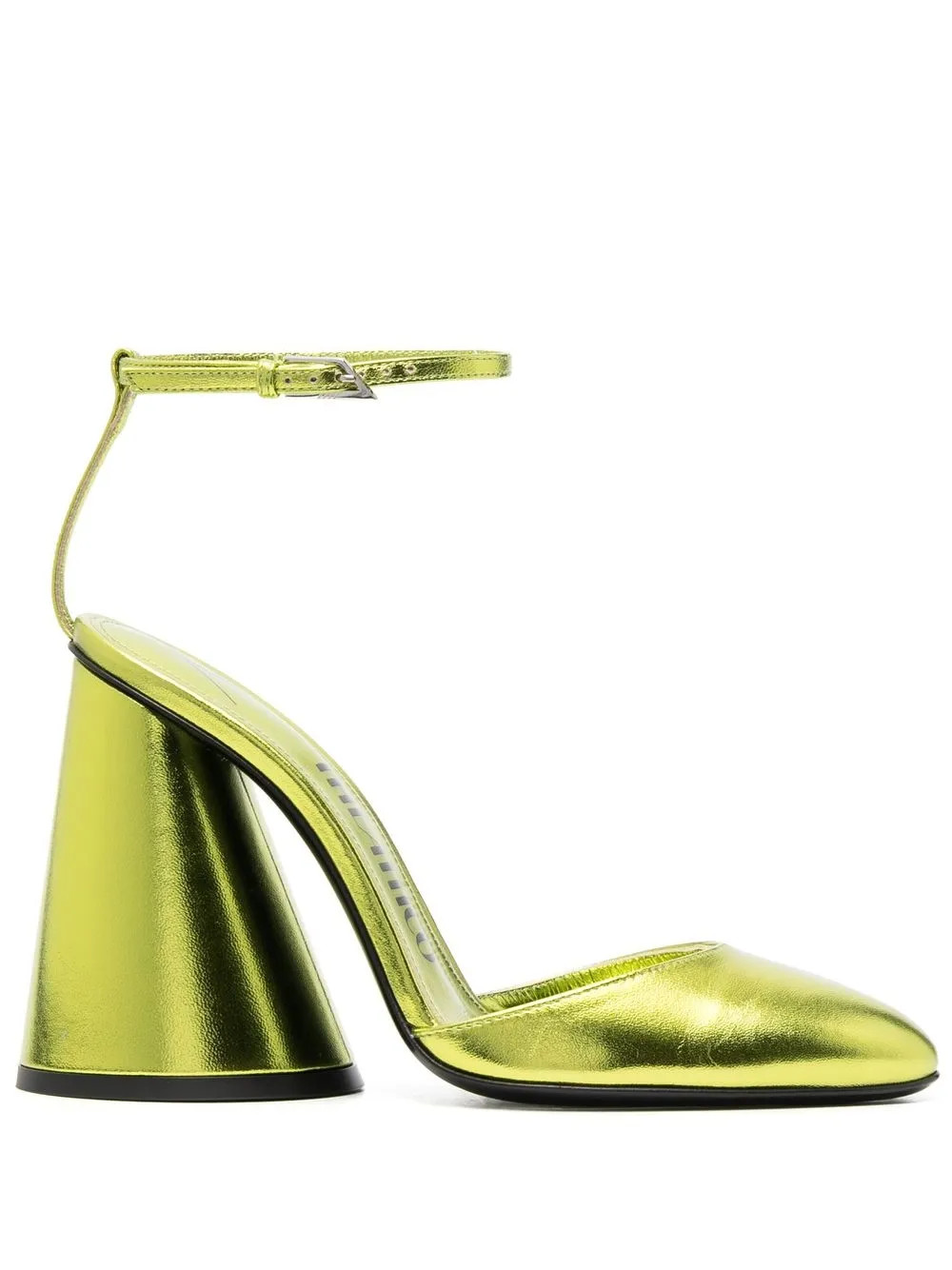 Luz metallic 120mm leather pumps | Farfetch Global