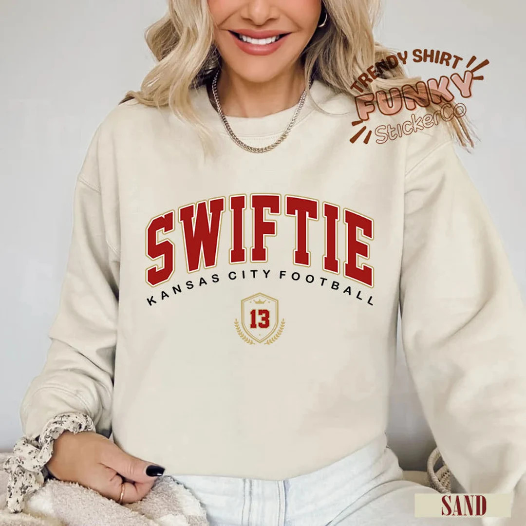 Swift-ie Kansas Football Shirt, Swiftie Kelce Sweatshirt, Kelce and Swift the Era Tour T-shirt, K... | Etsy (US)