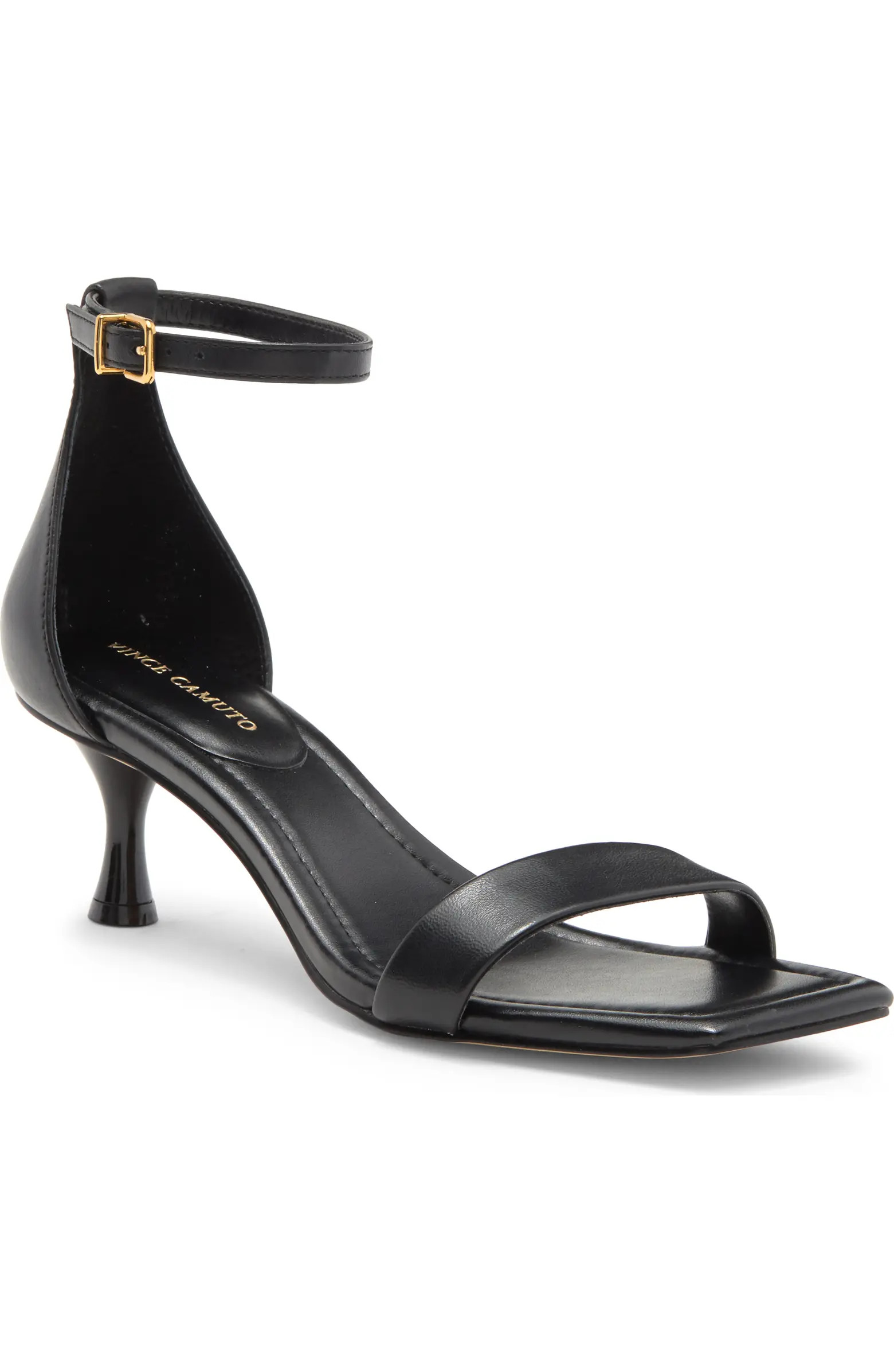Vinkely Square Toe Kitten Heel Sandal (Women) | Nordstrom Rack