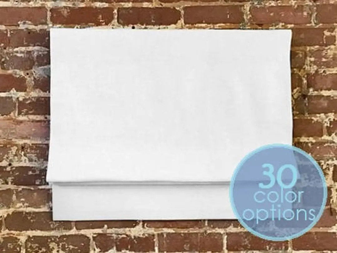 Linen Roman Shade - 30 color options - 3 lining options including blackout - high quality - made ... | Etsy (US)