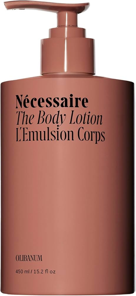 Nécessaire The Body Lotion with Pump – Olibanum Scented Body Moisturizer with Peptides, Niacin... | Amazon (US)