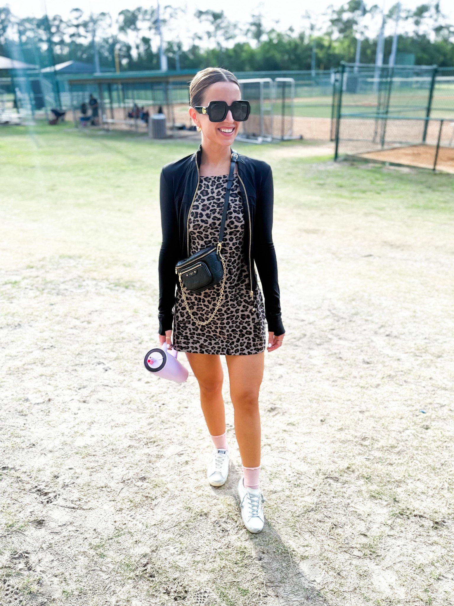 YPB athletic dress in XS petite with open back shorts and adjustable straps! Code SHORTSAF works through 5/12. Baseball mom. Disney outfit. Summer outfit. Activewear. Athleisure. 

#LTKPetite #LTKActive #LTKShoeCrush