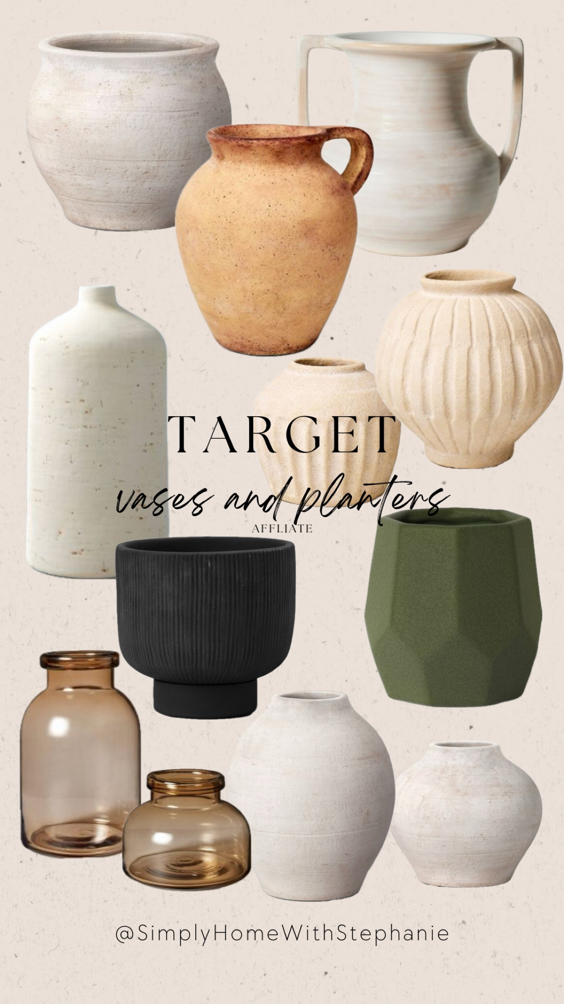 I have been obsessed with vases this season. I want them all! I love a neutral vase paired with a statement stem. Whether it be the size or color. These are some of my favorite vases right now. Pro tip: sometimes I buy planters for a wider mouth for a flowy look for my stems. Also, sometimes planters are more affordable than vases😉

#LTKfindsunder50 #LTKMostLoved #LTKhome