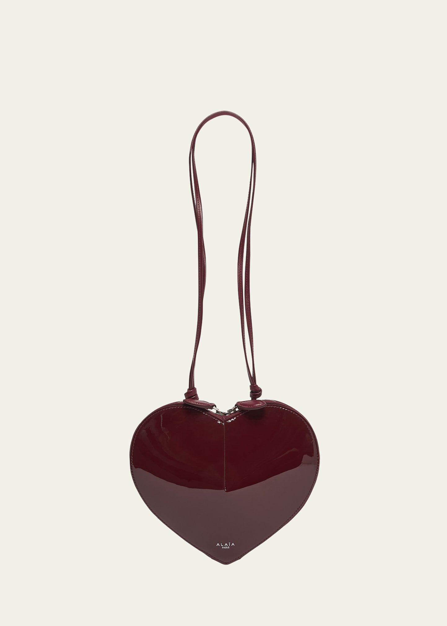 ALAIA Le Coeur Crossbody Bag in Patent Leather | Bergdorf Goodman